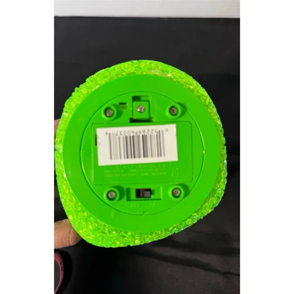 Melted Plastic Light - Green Skull - Halloween - Tested Works -